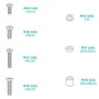 Tooq Soporte Fijo de Pared LP1083F-B para Pantallas de 37-80 Pulgadas, Negro